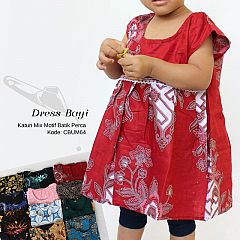 Baju Balita Dress Batik Alita Mix Motif