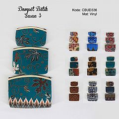 Dompet Batik Set 3 Kotak