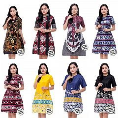 Dress Batik katun Cantik