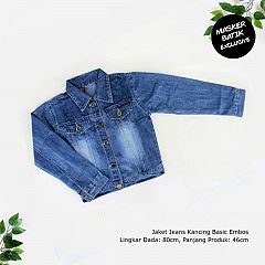 Jacket Jeans Basic Embos