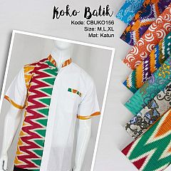 Koko Batik Katun Motif Abstrak