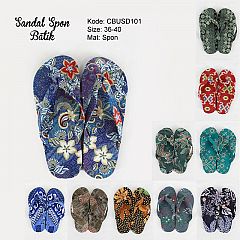Sandal Spon Batik